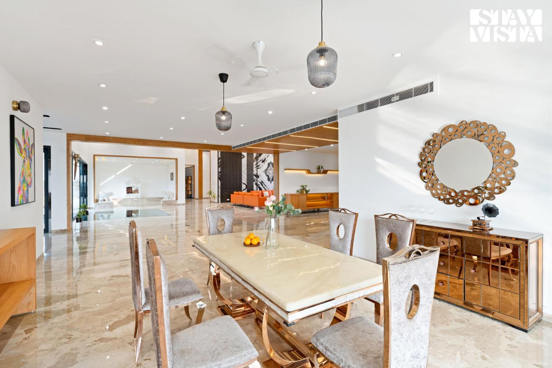 Stayvista At Aj House With Pvt Pool & Projector Set-Up ハイデラバード エクステリア 写真